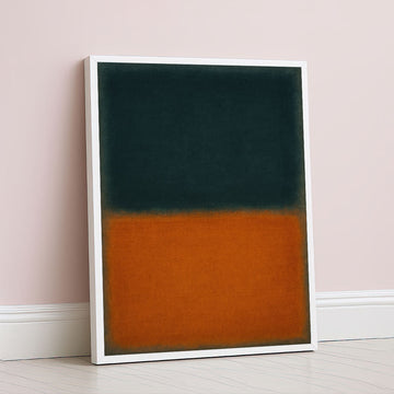 Mark Rothko Green And Orange Canvas Wall Art