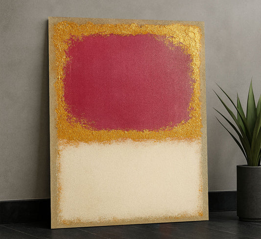 Mark Rothko Red And Beige Canvas Wall Art