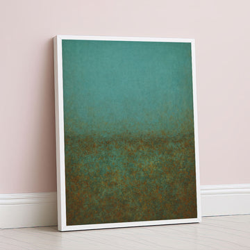 Mark Rothko Teal And Brown Canvas Wall Art