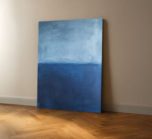 Mark Rothko Blue And Navy Canvas Wall Art
