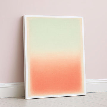 Mark Rothko Green And Coral Canvas Wall Art