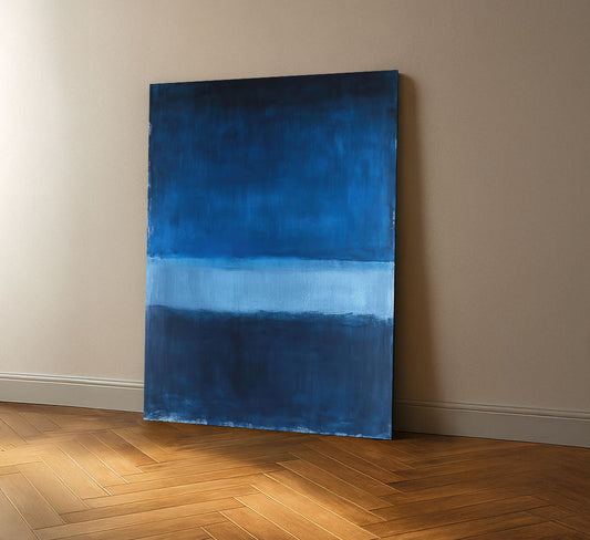 Mark Rothko Blue And Navy Canvas Wall Art