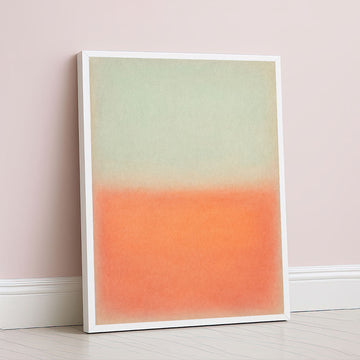 Mark Rothko Green And Orange Canvas Wall Art