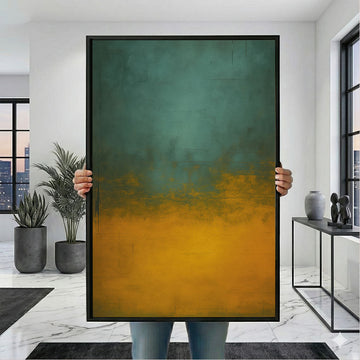 Mark Rothko Teal And Yellow Canvas Wall Art