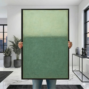Mark Rothko Green And Beige Canvas Wall Art