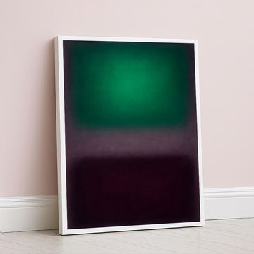 Mark Rothko Green And Maroon Canvas Wall Art
