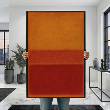 Mark Rothko Orange And Red Canvas Wall Art