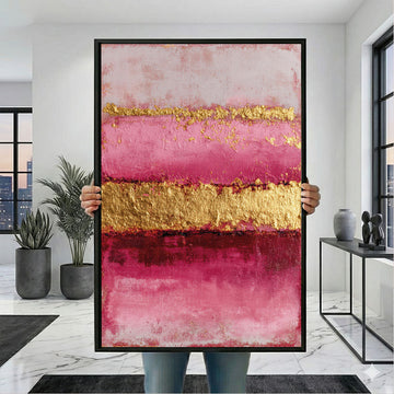 Mark Rothko Pink And Gold Canvas Wall Art