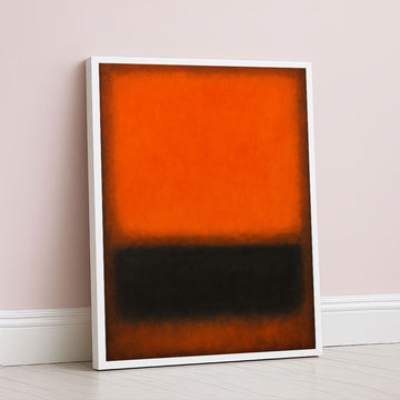 Mark Rothko Orange And Black Canvas Wall Art