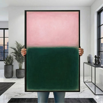 Mark Rothko Pink And Green Canvas Wall Art
