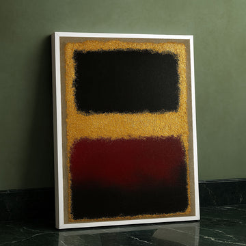 Mark Rothko Black And Red Canvas Wall Art