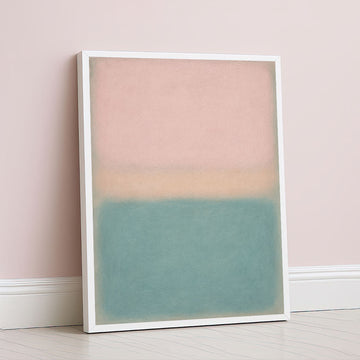 Mark Rothko Pink And Teal Canvas Wall Art
