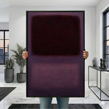 Mark Rothko Deep Purple And Burgundy Canvas Wall Art