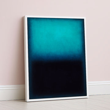 Mark Rothko Teal And Navy Canvas Wall Art