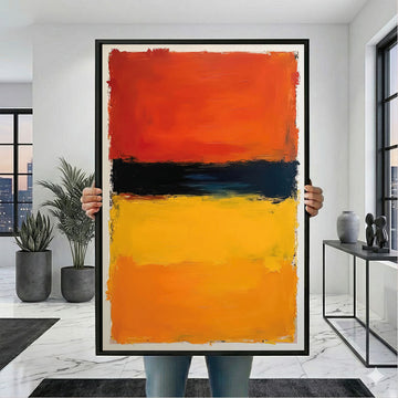 Mark Rothko Red And Yellow Canvas Wall Art