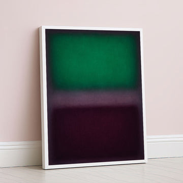 Mark Rothko Green And Burgundy Canvas Wall Art