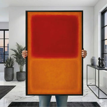 Mark Rothko Red And Orange Canvas Wall Art