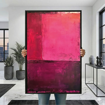 Mark Rothko Pink And Red Canvas Wall Art