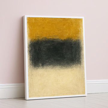 Mark Rothko Yellow And Black Canvas Wall Art