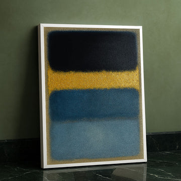 Mark Rothko Black And Gold Canvas Wall Art
