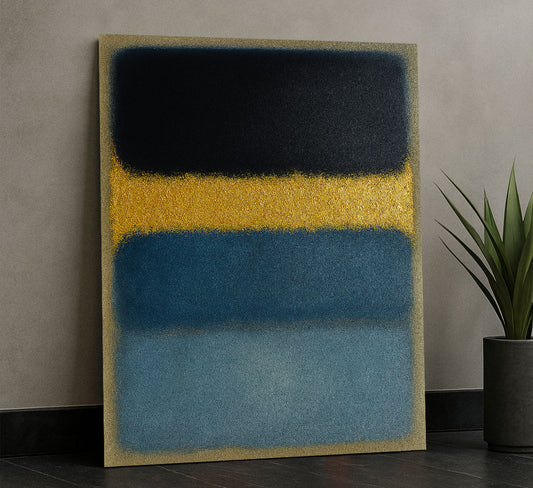 Mark Rothko Black And Gold Canvas Wall Art