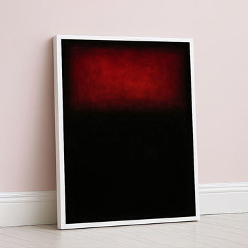 Mark Rothko Inspired Red And Black Canvas Wall Art