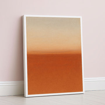 Mark Rothko Inspired Warm Color Field Canvas Wall Art