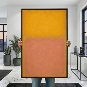Mark Rothko Yellow And Orange Canvas Wall Art Print