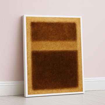 Mark Rothko Inspired Earthy Tones Canvas Wall Art