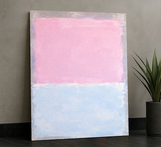 Mark Rothko Pink And Blue Canvas Wall Art