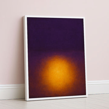 Mark Rothko Inspired Color Field Canvas Wall Art In Purple