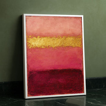 Mark Rothko Pink And Gold Canvas Wall Art