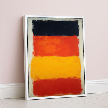 Mark Rothko Black, Orange, And Yellow Canvas Wall Art