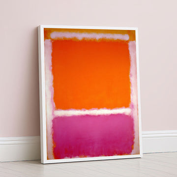 Mark Rothko Orange And Pink Canvas Wall Art