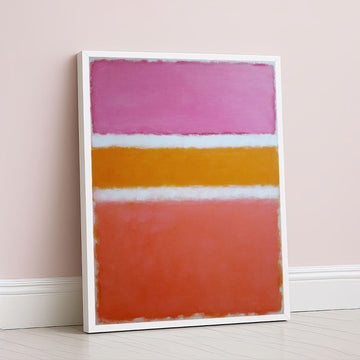 Mark Rothko Pink Orange And Coral Canvas Wall Art