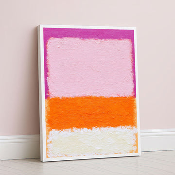 Mark Rothko Pink And Orange Canvas Wall Art