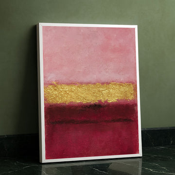 Mark Rothko Pink And Gold Canvas Wall Art