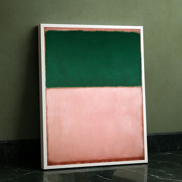 Mark Rothko Green And Pink Canvas Wall Art