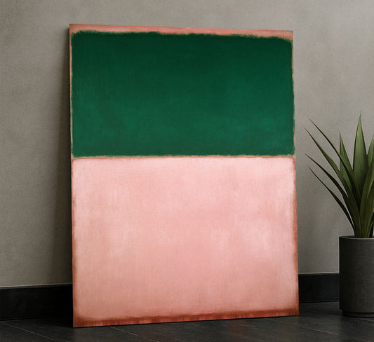 Mark Rothko Green And Pink Canvas Wall Art