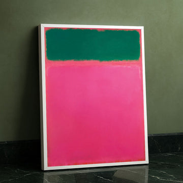 Mark Rothko Green And Pink Canvas Wall Art