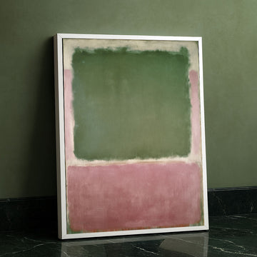 Mark Rothko Green And Pink Canvas Wall Art