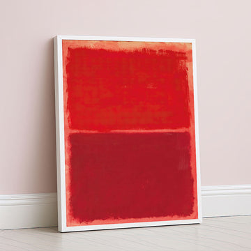 Mark Rothko Style Color Field Red Canvas Wall Art