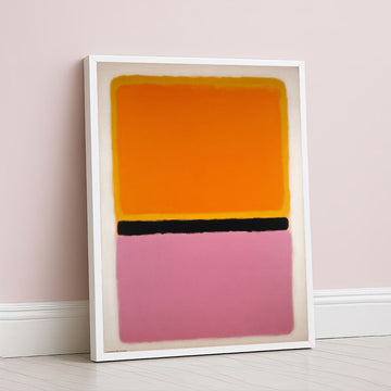 Mark Rothko Orange And Pink Canvas Wall Art