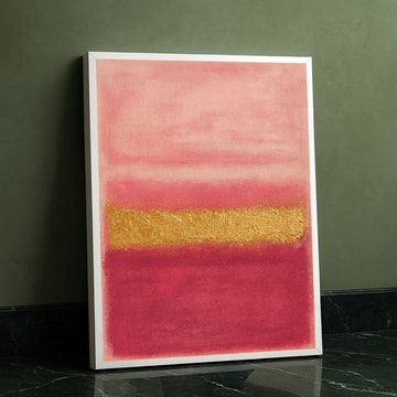 Mark Rothko Pink And Gold Canvas Wall Art