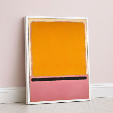 Mark Rothko Orange And Pink Canvas Wall Art