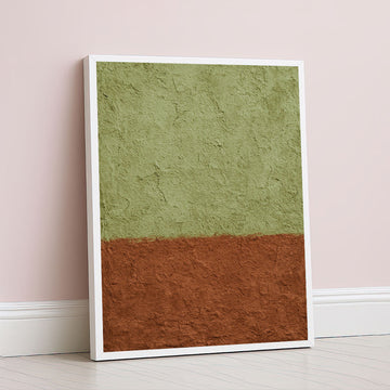 Mark Rothko Inspired Earthy Tones Color Field Canvas Wall Art