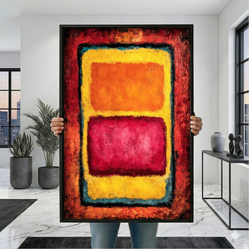 Mark Rothko Orange And Red Canvas Wall Art