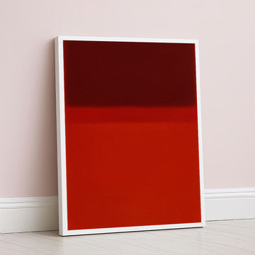 Mark Rothko Style Red Color Field Canvas Wall Art