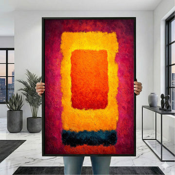 Mark Rothko Red And Yellow Canvas Wall Art