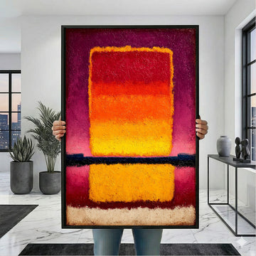 Mark Rothko Red And Orange Canvas Wall Art